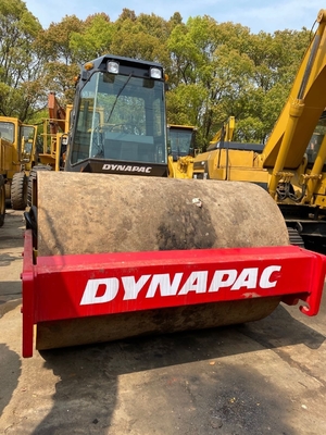 Χρησιμοποιούμενο Dynapac CA301D οδικό ρόλο υψηλής ισχύος μονό τύμπανο ατσάλινος τροχός για και θεμέλιο