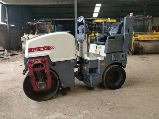 Dynapac CC1100C 3 τόνων τροχονόμος με ισχυρό τύμπανο σηματοδότησης ισχύος σε βαριά κατασκευή