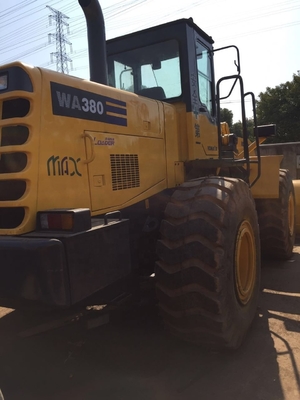 Εξαιρετική κατάσταση Komatsu WA380 μεταχειρισμένο φορτιστή τροχών με υδραυλικό κύλινδρο Liyuan