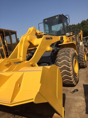 Εξαιρετική κατάσταση Komatsu WA380 μεταχειρισμένο φορτιστή τροχών με υδραυλικό κύλινδρο Liyuan