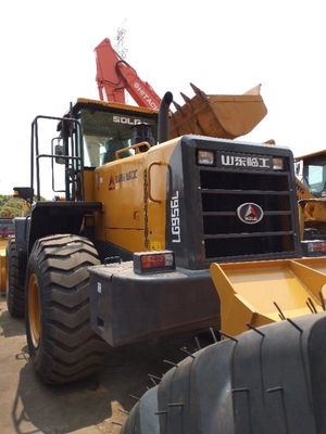 SDLG 956L Χρησιμοποιημένο φορτιστή τροχών 20000 KG βάρος μηχανής Ιαπωνία Αρχική υδραυλική μηχανή
