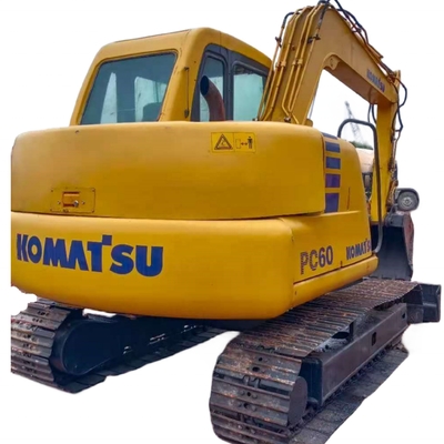 Χρησιμοποιούμενος σκάφτης Komatsu PC60 Εκσκαφέας Καλή κατάσταση Μηχανή Βάρος 6000 KG