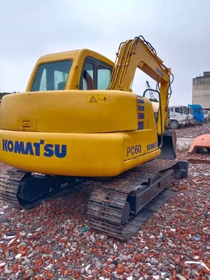 Χρησιμοποιούμενος σκάφτης Komatsu PC60 Εκσκαφέας Καλή κατάσταση Μηχανή Βάρος 6000 KG