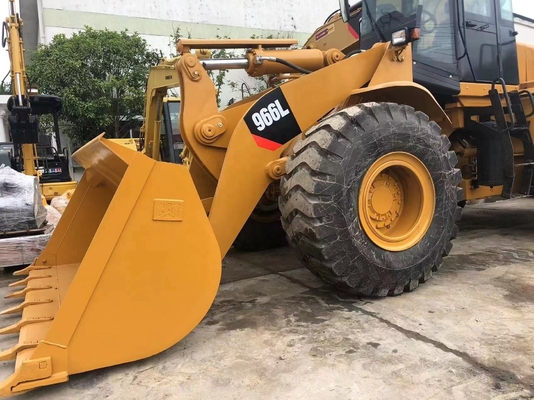 Καλή κατάσταση CAT 966L μεταχειρισμένο φορτιστή τροχών με κινητήρα Ιαπωνίας και υδραυλική αντλία Liyuan