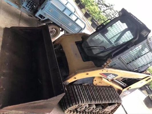 Χρησιμοποιούμενος φορτιστής Ιαπωνίας CAT 247B με υδραυλικό κύλινδρο Liyuan και βάρος μηχανής 3000 kg
