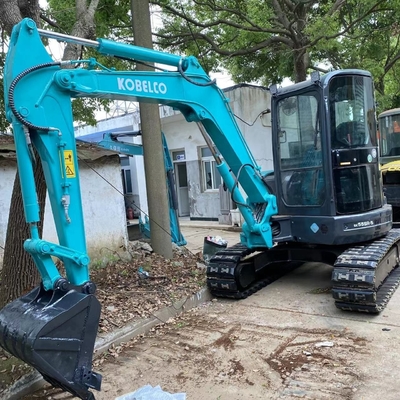 Αρχική εκσκαφέας της Ιαπωνίας Kobelco SK55 Καλή κατάσταση για αγροκτήματα στη Σαγκάη