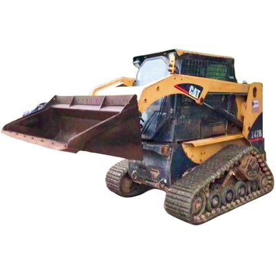 Χρησιμοποιούμενη Ιαπωνία Original Paint Caterpillar Wheel Loader 247B με υψηλή λειτουργική απόδοση