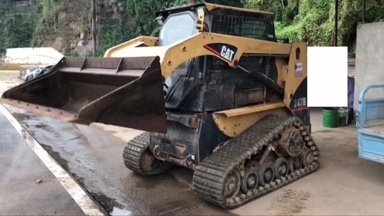 Χρησιμοποιούμενη Ιαπωνία Original Paint Caterpillar Wheel Loader 247B με υψηλή λειτουργική απόδοση