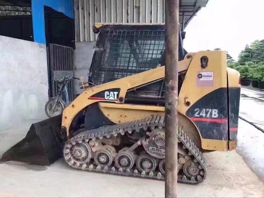 Χρησιμοποιούμενη Ιαπωνία Original Paint Caterpillar Wheel Loader 247B με υψηλή λειτουργική απόδοση
