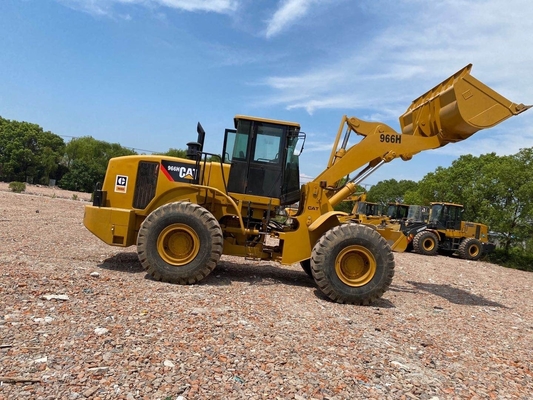 Caterpillar Χρησιμοποιούμενος φορτιστής τροχών CAT 966H Ιαπωνία Αρχικός φορτιστής με 0-2000 ώρες εργασίας