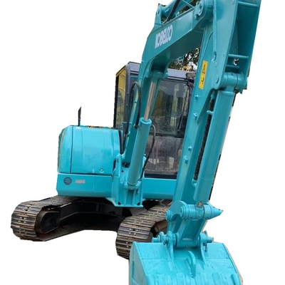 Χρησιμοποιούμενος εξορυκτής Kobelco SK60 Mini με υδραυλική αντλία Liyuan χαμηλές ώρες εργασίας 0-2000