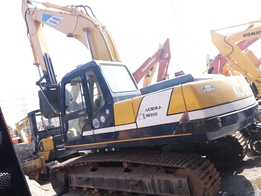Kobelco SK200 Excavator Japan Αρχική υδραυλική μηχανή με υδραυλική βαλβίδα Liyuan