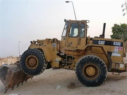 Εργοστάσια Χρησιμοποιούμενα CAT 936E Τροχαίο φορτιστή Μηχανήματα μεταφοράς γης 90% Καλή κατάσταση λειτουργίας