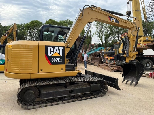Αρχική Τρακτόρα Μηχανή Χρησιμοποιούμενο Digger CAT 307E2 Μίνι Εκσκαφέας με Liyuan βαλβίδα