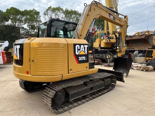 Αρχική Τρακτόρα Μηχανή Χρησιμοποιούμενο Digger CAT 307E2 Μίνι Εκσκαφέας με Liyuan βαλβίδα