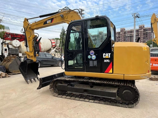 Αρχική Τρακτόρα Μηχανή Χρησιμοποιούμενο Digger CAT 307E2 Μίνι Εκσκαφέας με Liyuan βαλβίδα