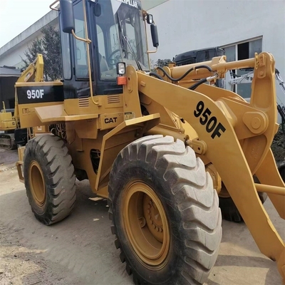 Χρησιμοποιούμενη εμπρόσθια φορτιστή Caterpillar 950F με κινητό τύπο τροχών και ισχύ 44,7 KW από την Ιαπωνία