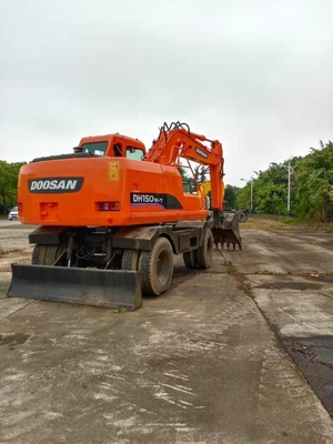 Εκσκαφέας Doosan DH150W-7 από την Ιαπωνία Μικρές ώρες εργασίας και υδραυλικός κύλινδρος Liyuan