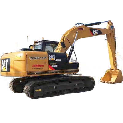 Χρησιμοποιούμενη εκσκαφέας Caterpillar Cat320D2 Ιαπωνικής κατασκευής φορτωτής με ονομαστικό φορτίο 20 τόνων