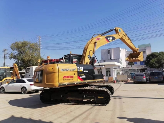 Χρησιμοποιούμενη εκσκαφέας Caterpillar Cat320D2 Ιαπωνικής κατασκευής φορτωτής με ονομαστικό φορτίο 20 τόνων