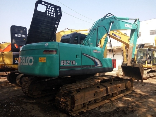 Χρησιμοποιούμενος εξορυκτής Kobelco SK210LC Ιαπωνία Αρχικός ελκυστήρας με χαμηλή κατανάλωση καυσίμου