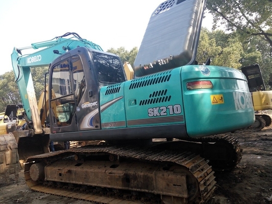 Χρησιμοποιούμενος εξορυκτής Kobelco SK210LC Ιαπωνία Αρχικός ελκυστήρας με χαμηλή κατανάλωση καυσίμου