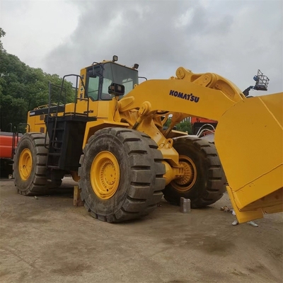 Ιαπωνικής κατασκευής φορτιστή τροχών Komatsu WA600 Μικρές ώρες εργασίας Ιδανικό για κατασκευές