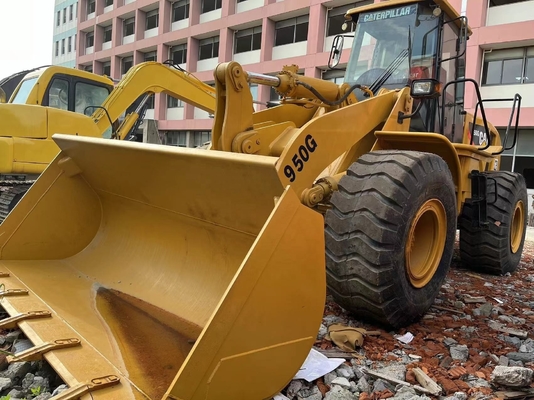Χρησιμοποιούμενη μπροστινή φορτιστή Caterpillar 950G φορτιστή τροχών για κατασκευές από την Ιαπωνία