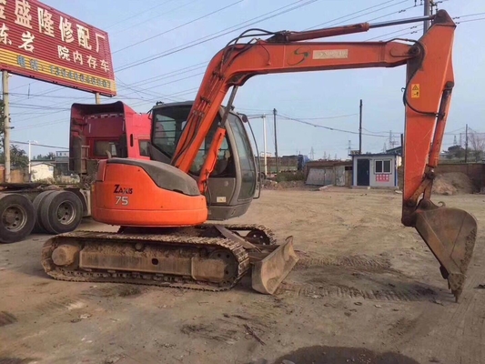 Αρχική Ιαπωνία 7T Excavator Hitachi zx75us zaxis75us Crawler Digger με EPA Motor