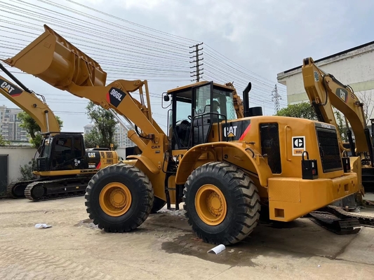 Χρησιμοποιούμενος φορτιστής τροχών CAT966L με κινητήρα Cummins και χαμηλές ώρες εργασίας