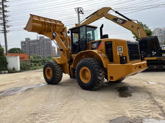 Χρησιμοποιούμενος φορτιστής τροχών CAT966L με κινητήρα Cummins και χαμηλές ώρες εργασίας