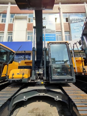 Αρχική χρώμα HX220L Hyundai Excavator με EPA κινητήρα και 1.2M3 χωρητικότητα κουβάς