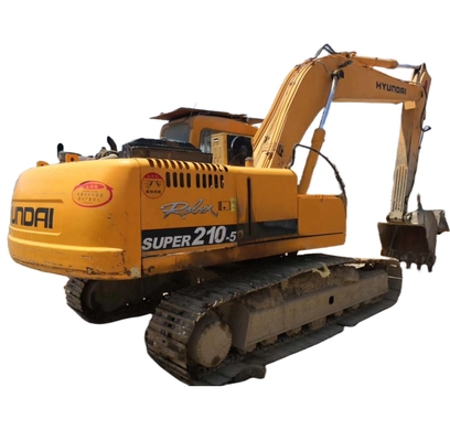 Αρχική μπογιά 21 τόνων Κορέα Robex210w-5 EPA Μηχανή Hyundai 210w-5 Υδραυλική εκσκαφή
