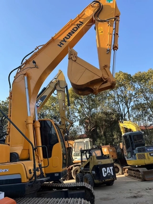 Αρχική χρώμα Hyundai 220LC-9S Excavator με κινητήρα 96KW και πιστοποίηση EPA