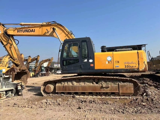 33 τόνους Κορέα EPA Μηχανή Hyundai 335LC-7 Υδραυλική εκσκαφέας κινούμενος τύπος Crawler εκσκαφέας