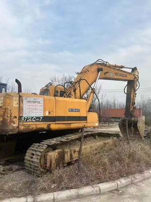 37 τόνων Κορέα EPA Μηχανή Hyundai375LC Υδραυλική εξορυκτική μηχανή Αρχική βαφή Χρησιμοποιημένη εξορυκτική μηχανή