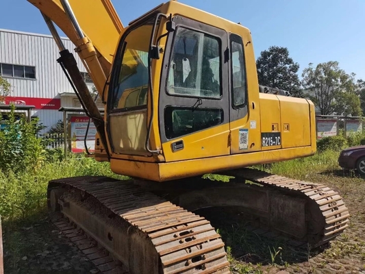 Μηχανή EPA R215-7C Hyundai Excavator με χρησιμοποιημένη αρχική μπογιά και χαμηλές ώρες