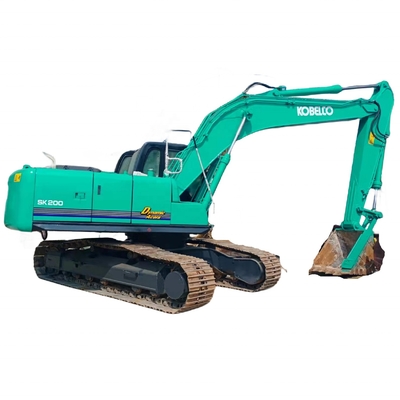 Χρησιμοποιούμενος Digger Kobelco SK200 Crawler Excavator με κινητήρα HINO Ιαπωνία Hot Seller