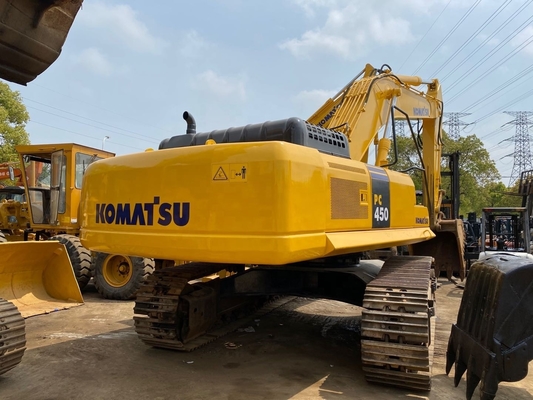 Χρησιμοποιούμενος εξορυκτής Komatsu PC450 με 138kw ισχύ από την Ιαπωνία σε καλή κατάσταση