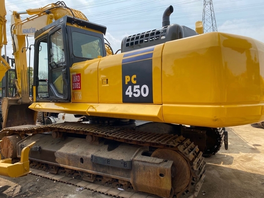 Χρησιμοποιούμενος εξορυκτής Komatsu PC450 με 138kw ισχύ από την Ιαπωνία σε καλή κατάσταση