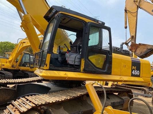 Χρησιμοποιούμενος εξορυκτής Komatsu PC450 με 138kw ισχύ από την Ιαπωνία σε καλή κατάσταση