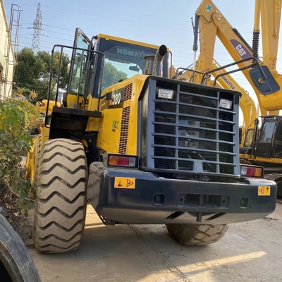 Καλή κατάσταση μεταχειρισμένο Komatsu WA380 μεταχειρισμένο φορτιστή εκσκαφέα αρχικό χρώμα φορτιστή πληρωμής