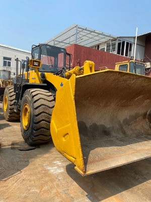 Εμπροσθές φορτιστή Komatsu WA470 τροχοφόρος φορτιστή για κατασκευές Χρησιμοποιείται 7TON ονομαστικό φορτίο