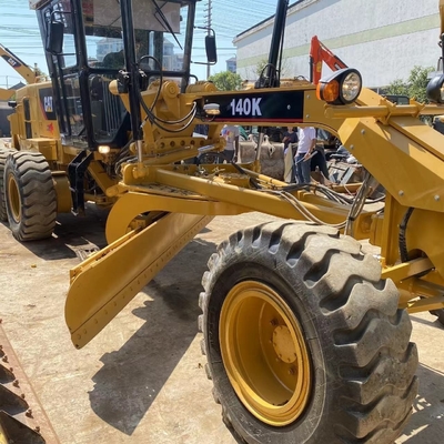 20000 kg βάρος Χρησιμοποιούμενη Caterpillar Grader 140K για βαριά έργα κατασκευής