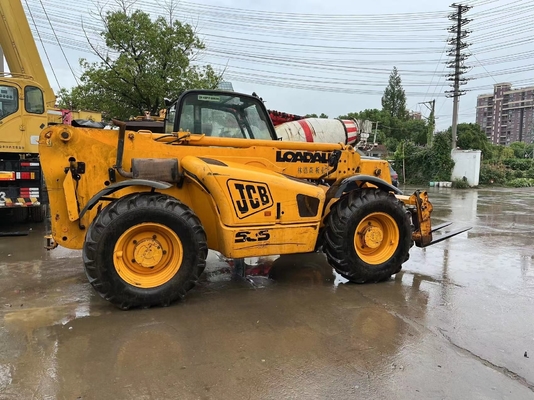 Χρησιμοποιούμενο ανεμοφόρο JCB 505 με κινητή τροχιά και άλλη χωρητικότητα κουβά