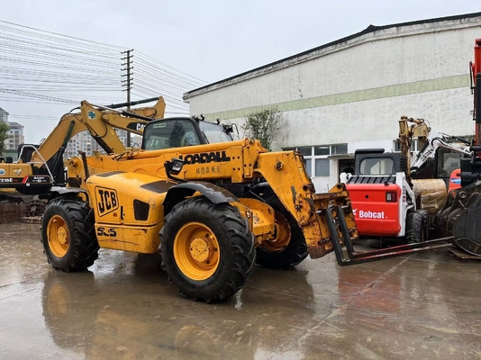 Χρησιμοποιούμενο ανεμοφόρο JCB 505 με κινητή τροχιά και άλλη χωρητικότητα κουβά