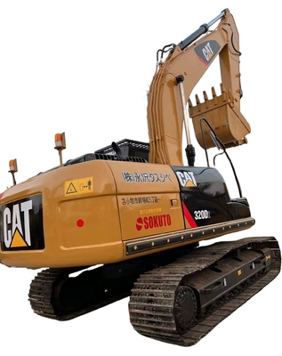 Χρησιμοποιούμενη σκάφτρα Caterpillar 320D2 20ton σκάφτης με υδραυλική βαλβίδα Liyuan από την Ιαπωνία