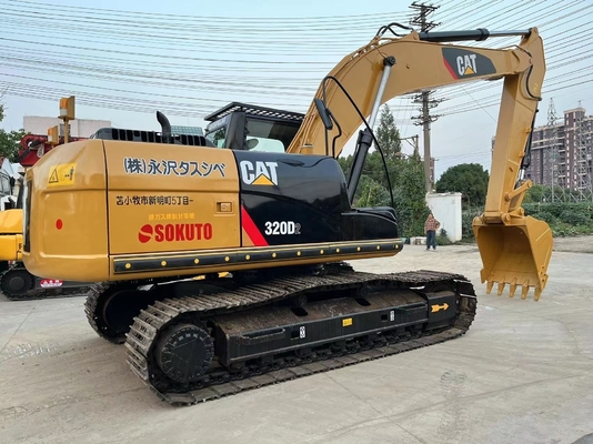 Χρησιμοποιούμενη σκάφτρα Caterpillar 320D2 20ton σκάφτης με υδραυλική βαλβίδα Liyuan από την Ιαπωνία
