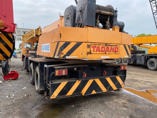 50TON Tadano TG-500E Κρέαν Ιαπωνία Αρχικό λειτουργικό βάρος 50TON Εργασιακές ώρες 0-2000