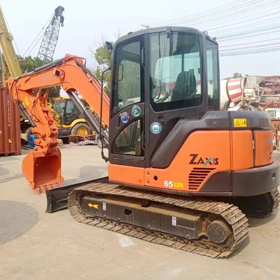 6500 KG Hitachi zx75us Χρησιμοποιούμενη Αρχική Ιαπωνία Mini Digger Crawler Excavator με EPA Motor